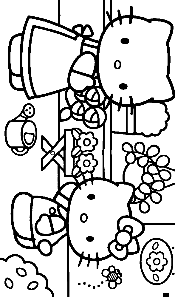 Hello Kitty kolorowanki